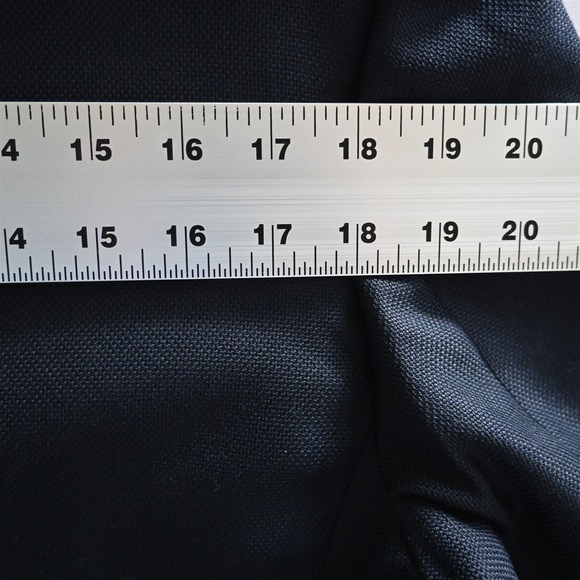 Vtg Austin Reed‎ 42L Navy Blue Hopsack USA Made Mens Blazer Sport Coat Jacket - Picture 10 of 16